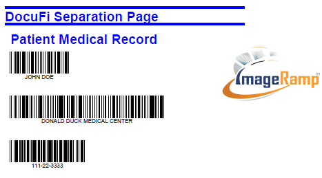 create pdf barcoded scan separation files